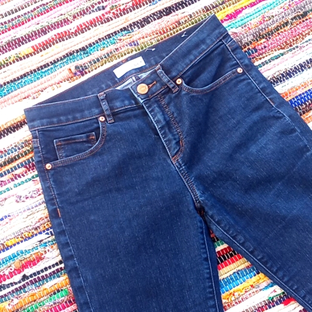 Loft Blue Denim Skinny Jeans-#1598